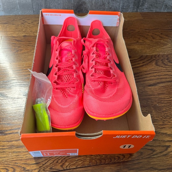 Nike Zoomx Dragonfly Hyper Pink Spike Track Shoes Mens Size 11 CV0400-600 No Lid - Picture 3 of 7